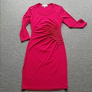 Philosophy ruching red dress